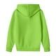 thumbnail image 5 of Moonsky Sudadera con capucha y cordón HUNTRX, estampado de grupo de chicas coreanas, jersey corto, suave y cómodo, top de manga larga para primavera y otoño. Verde fluorescente 110, 5 of 5