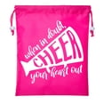 thumbnail image 2 of Mini Cheer Drawstring Bag Pom and Cheer Goodie Bag Team Cheer and Pom Cinch Bags, 2 of 2