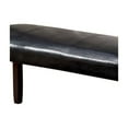 thumbnail image 3 of Brent Transitional Bench, Espresso & Dark Cherry, 3 of 5