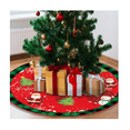 thumbnail image 4 of 120cm Cubierta Árbol Navidad Falda Pie Colorido Decoración 120 cm  Belug Rojo, Verde, 4 of 5