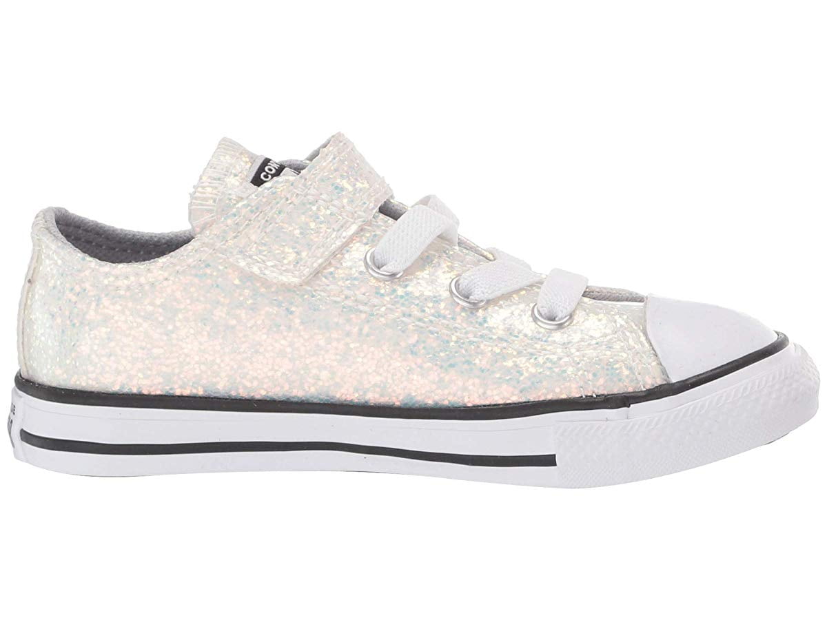 Infant Girls' Converse Chuck Taylor All Star Coated Glitter 1V Ox Sneaker -  Walmart.com