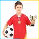 thumbnail image 3 of Medallas, medallas para niños, medallas de fundición, medallas de ganadores, medallas de ganadores con cinta, medallas de oro, plata y bronce de 5 cm de diámetro, 3 piezas, 3 of 5