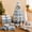 Snowman, variant on DIY Quilted Santa Christmas Tree Kit, Fabric Patchwork Set, Handmade | Holiday Tabletop Decor, Layered Ornament, Sewing Craft for Adults, Snowman Tree, Charming Quilting Gift(Candy Star)