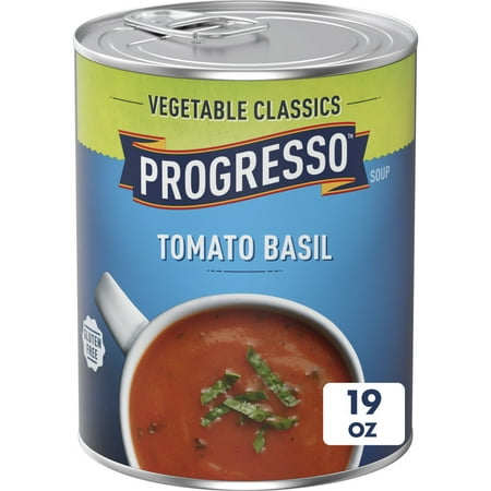 UPC 041196010138 product image for Progresso Tomato Basil Soup  Vegetable Classics Canned Soup  Gluten Free  19 oz | upcitemdb.com