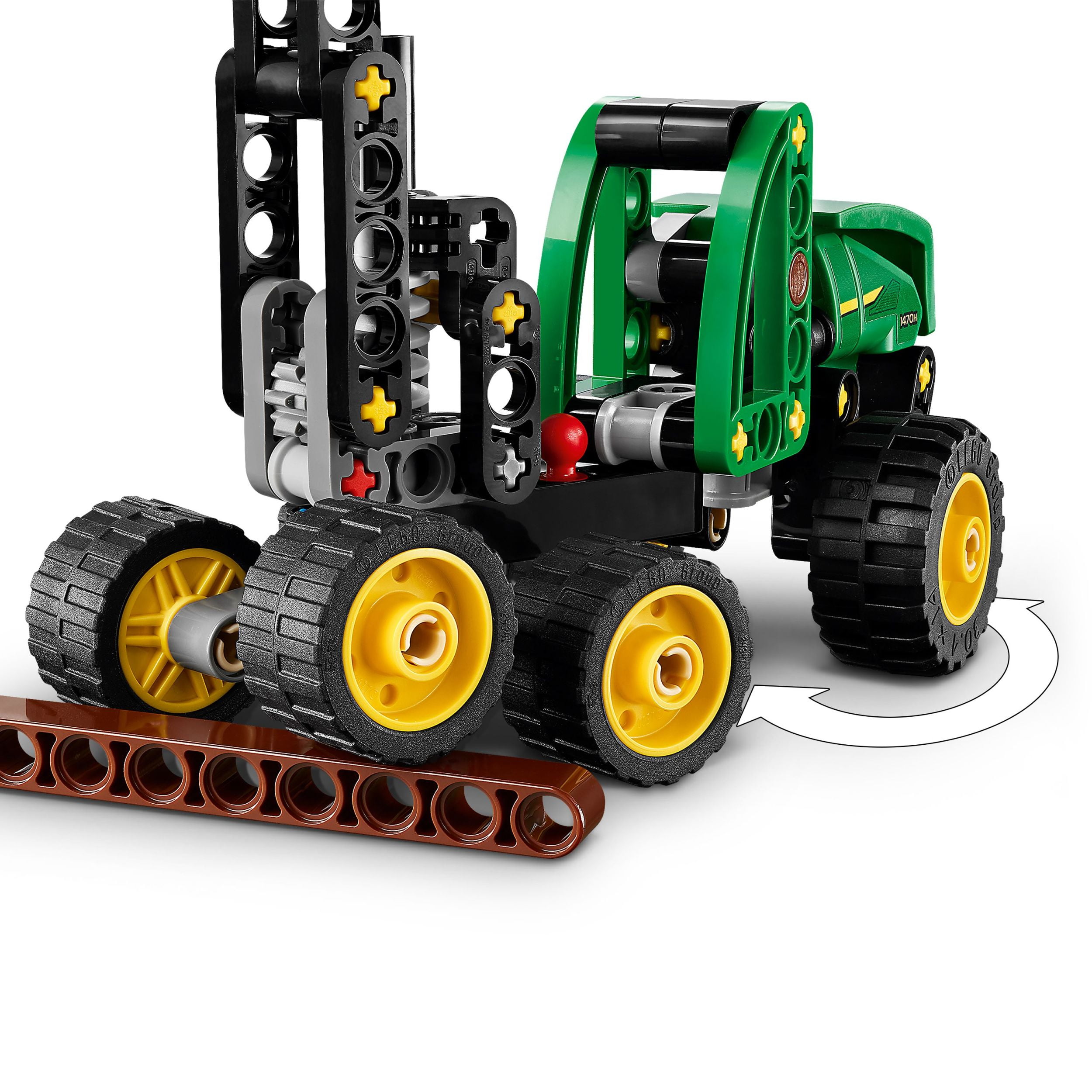LEGO Technic L’Abatteuse-Façonneuse à Roues John Deere 1470H 42218