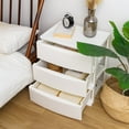 thumbnail image 5 of IRIS 3 Wide Drawer Storage, Organizer Unit for Bedroom, Living Room, White, Set of 2, 5 of 11