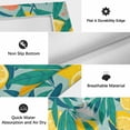 thumbnail image 6 of Yellow Lemon Outdoor Rug for Patio/Deck/Porch, Non-Slip Large Area Rug 4 x 6 Ft, Minimalist Tropical Retro Green Palm Leaf Indoor Outdoor Rugs Washable Area Rugs, Reversible Camping Rug Carpet Runner, 6 of 8