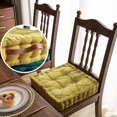 thumbnail image 2 of Cojín para silla con relleno de espuma gruesa y suave, cuadrado de poliéster de 40 x 40 x 10 cm, para suelo y sillas de comedor, antideslizante y cómodo para uso en interiores y exteriores, 2 of 9