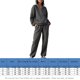 thumbnail image 2 of Conjuntos De Dos Piezas Con Capucha Conjunto de pantalones largos de 2 piezas para mujer, estilo informal, estilo informal, cintura elástica, atuendo deportivo Kuymtek Gris Oscuro M para Mujer, 2 of 8