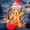 8' Gingerbread With Ornament, variant on Joyfy 5 ft Christmas Inflatables Gingerbread Outdoor Decorations,Gingerbread Man Blow Ups with Built-in LEDs for Holiday Party Garden Lawn Yard Decor