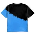 thumbnail image 5 of UAYOTSE Mens Crew Neck Short Sleeve Tee Gradient Cotton T Shirt Big and Tall,Blue 6XL, 5 of 5