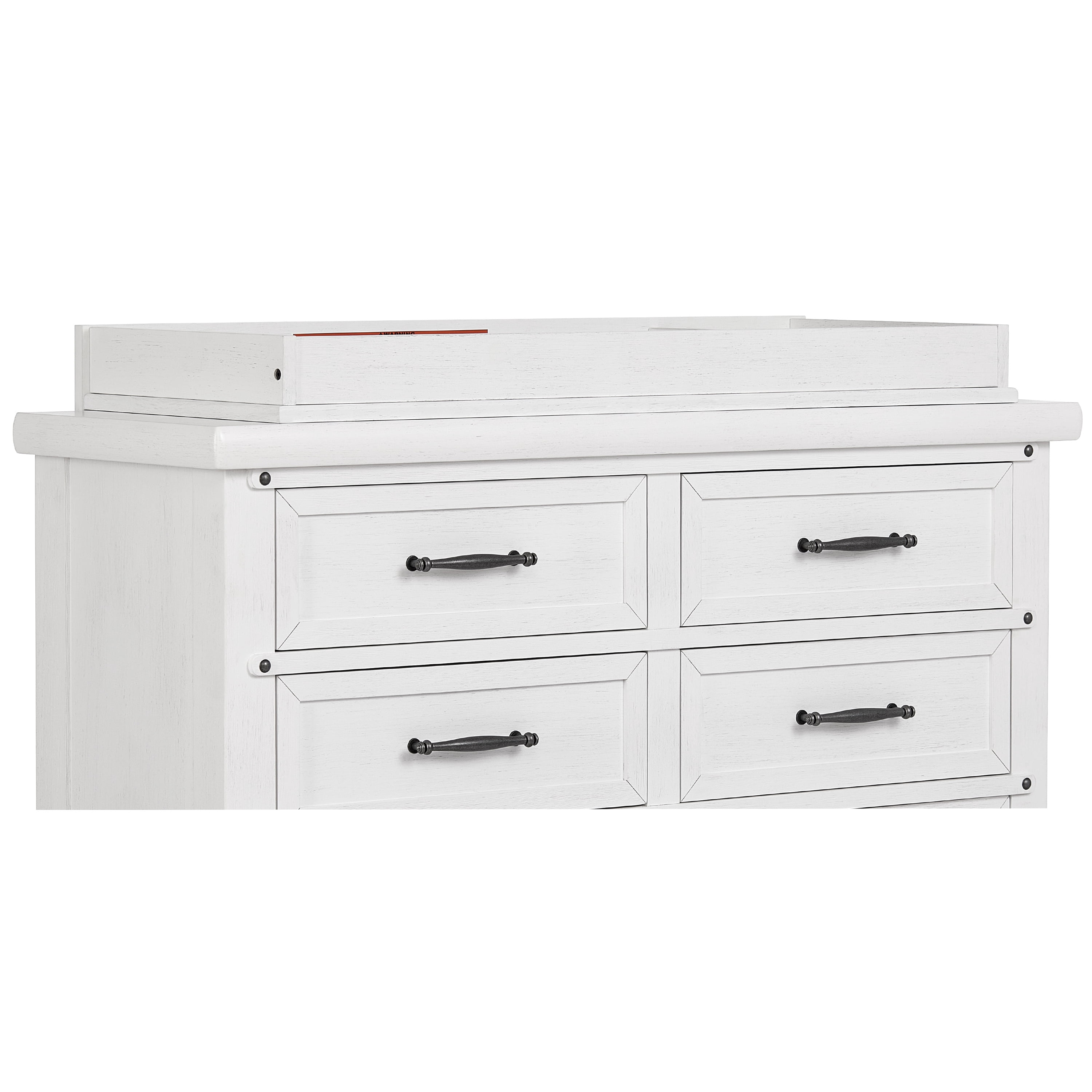 Evolur Universal Collection Changing Tray Classy Durable In Brush White