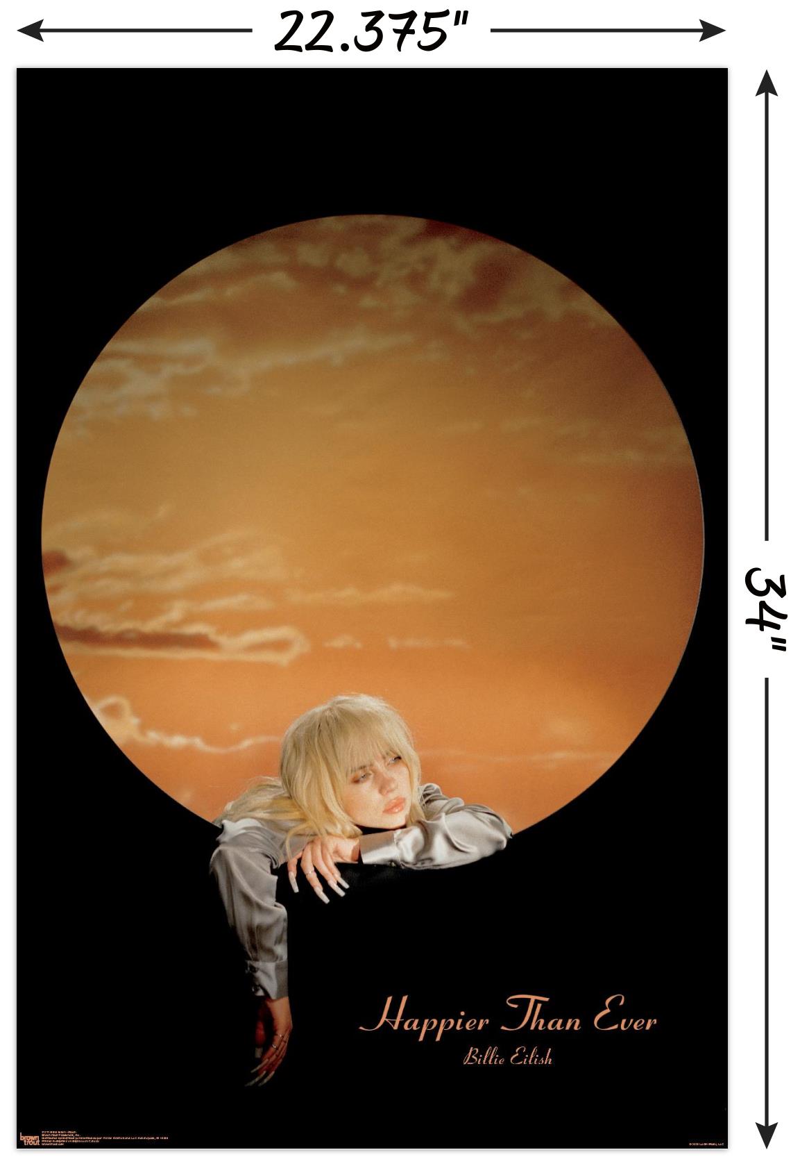 Billie Eilish - Moon Wall Poster, 22.375" x 34"