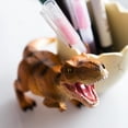 thumbnail image 3 of Soporte para bolígrafos y lápices para escritorio Banllis Dinosaur T-Rex, 3 of 9