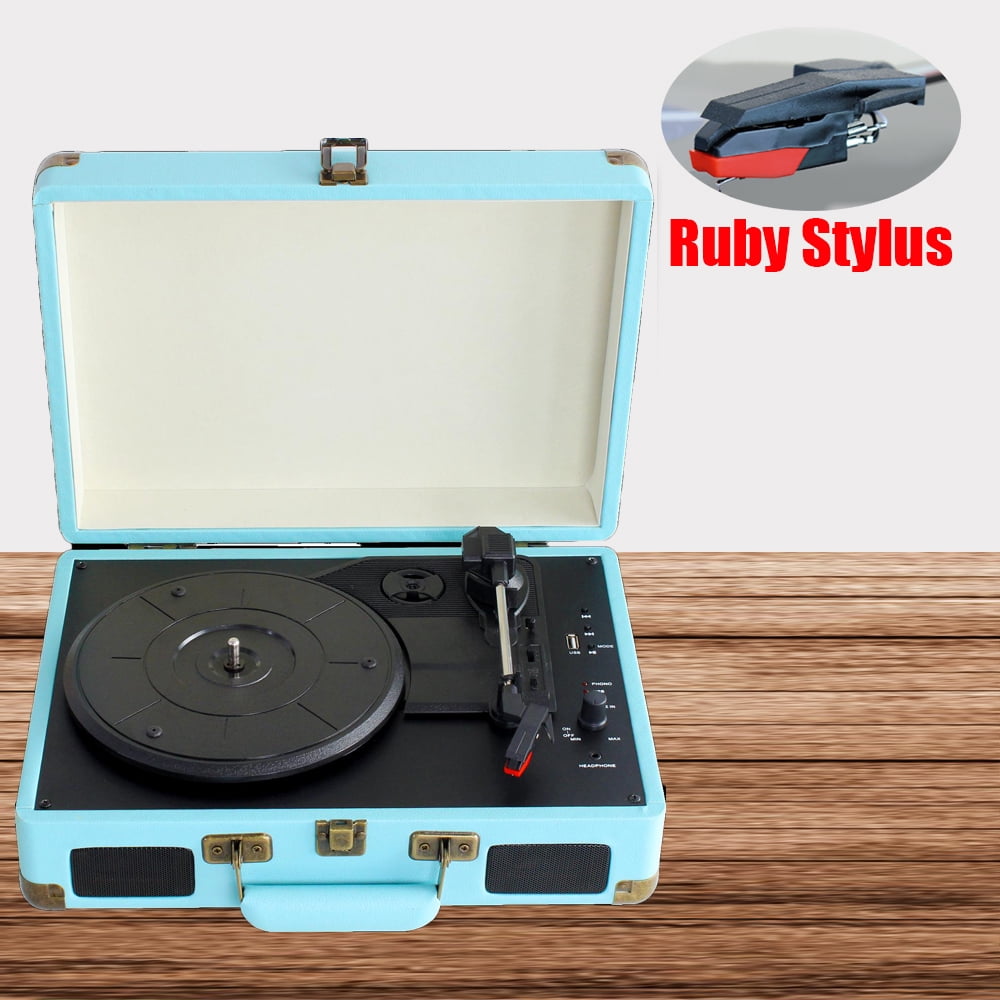 Boytone BundleBT-16DJB-C Multi RPM Turntable With Headphones SD/AUX/USB/RCA 