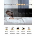 thumbnail image 5 of Blackout Curtains for Bedroom, Pure Light Blue Room Darkening Window Drapes for Living Room, Simple Solid Color Thermal Insulated Grommet Curtains, 27.5x39 inch, 2 Panels, 5 of 9