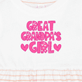 thumbnail image 4 of Inktastic Great Grandpa's Girl Granddaughter Girls Baby Dress, 4 of 5