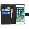 thumbnail image 6 of iPhone SE 2022/SE 2020/iPhone 8/iPhone 7 Phone Case Wallet for Women Men with Card Holder,iPhone SE 2022 Crossbody Case with Strap Shoulder Lanyard,Zipper Pocket PU Leather Cases,4.7" Black, 6 of 18