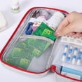 thumbnail image 3 of Portable Packing First Aid Kit Emergency Medical Bag Storage Case Waterproof Car Kits Bag Organizer Travel Survival Empty Bag Blue, 3 of 6