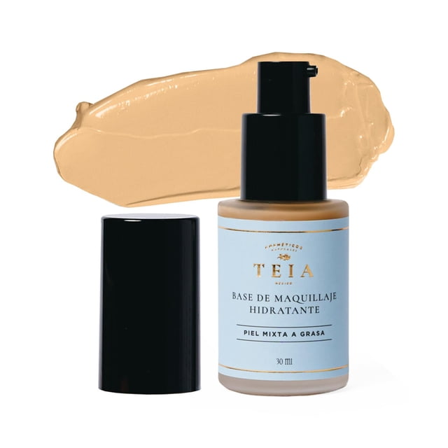 TEIA COSMETICOS Maquillaje para piel grasa mixta de ingredientes naturales - 30 gr tono medio claro
