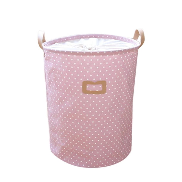 Cesto de ropa sucia plegable de tela de algodón y lino, cesto de almacenamiento de ropa, cubo de almacenamiento de juguetes, cesto de ropa sucia plegable