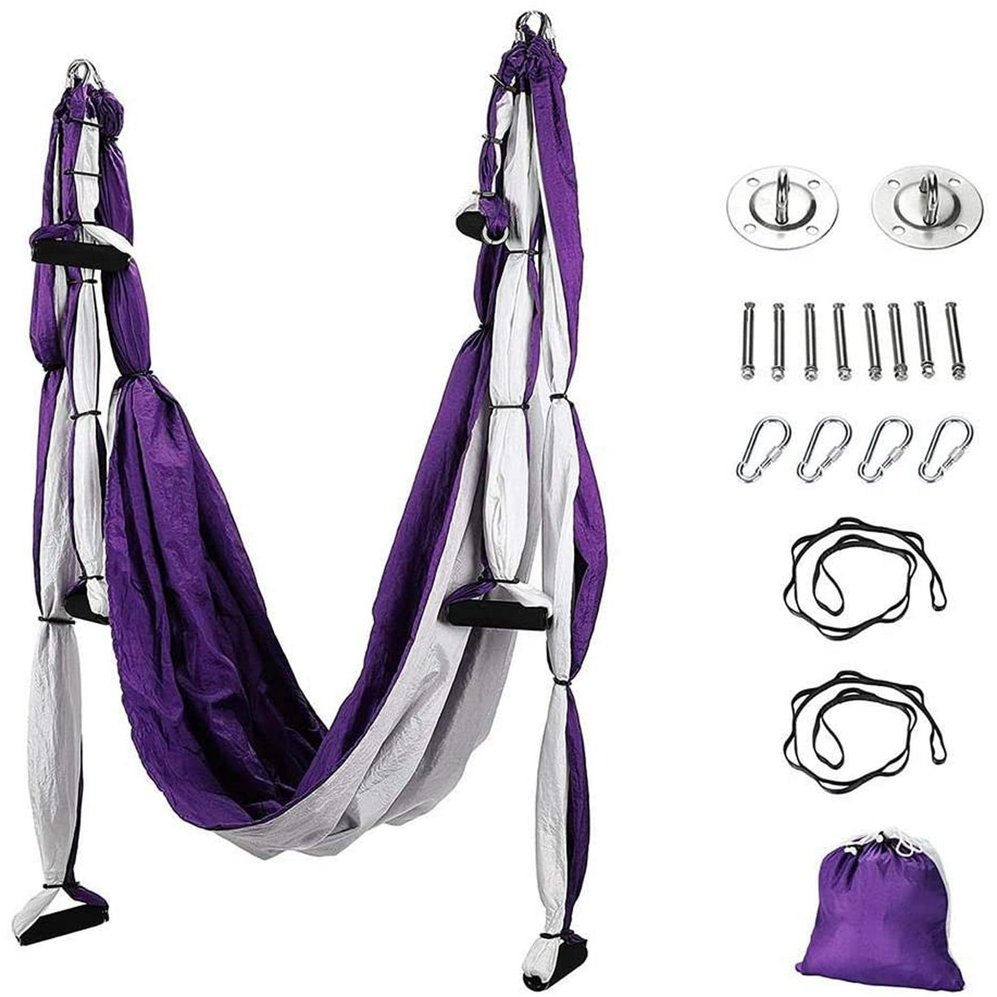 Aerial Yoga Swing Set Yoga Hammock Sling Kit With Extension Straps Carabiner Yoga Inversion Swing Accessories For Beginners Professionals Daily Workout 0kg Walmart Canada Aerial Yoga Swing Set Yoga Hammock Sling Kit With Extension Straps Carabiner Yoga Inversion Swing Accessories For Beginners Professionals Daily Workout 0kg Walmart Canada