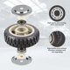 thumbnail image 5 of Ruedas Giratorias, Ruedas Carro de Ø150 Mm, Ruedas para Trabajo Pesado, Ruedas para Muebles, 1 Rueda Giratoria con Freno, Capacidad de Carga Total 400 KG, 5 of 5