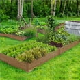 thumbnail image 2 of Yaheetech Wooden Raised Garden Bed Planter,Dark Brown, 2 of 7