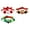 S, variant on 3Pieces Christmas Theme Cartoon Pet Collar for Cats and Dogs Pompoms Cats Collar for Festival Celebration Event