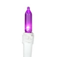 thumbnail image 4 of 50-Count Purple LED Mini Christmas Lights, 16.25 ft White Wire, 4 of 5