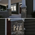 thumbnail image 5 of LN LUMANUMBERS 4 Inch House Numbers, Stainless Steel, Backlit LED 2700K Illuminated Home Address Number, Lighted House Numbers, Modern Address Numbers (8, Black), 5 of 5