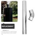 thumbnail image 3 of Tineasur 2Pcs Straight Chimney Pipe For Home Use In Stainless Steel Design, 3 of 8