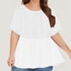 thumbnail image 1 of Fiudx Ofertas de La Semana Camisa Ajustada con Cuello Levantado y Botones de Verano para Mujer, 1 of 6