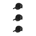thumbnail image 2 of Thinsony Breathable Fabric Sweat-absorbing Cap With Rings For Comfortable Fit All Day Ring Baseball Cap Hat Wide Application Black 3Set, 2 of 6