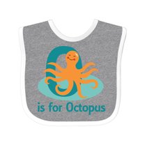 Inktastic O is for Octopus Monogram Boys or Girls Baby Bib