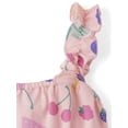 thumbnail image 2 of The Children's Place Baby & Toddler Girls Sleeveless Printed Ruffle Dress, Sizes 6M-5T, 2 of 3