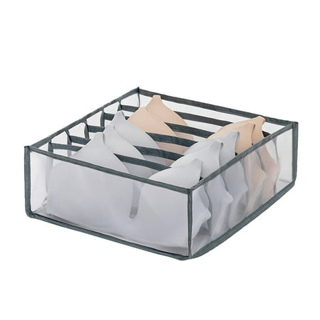 

GIFZES Underwear Socks Bra Separator Storage Box Wardrobe Drawer Organizer