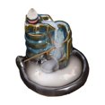 thumbnail image 2 of Xecvkr Incense Waterfall Cones Scenic Backflow Aromatherapy Metal Ornament Home Yoga Relaxation Blue Brown Ceramic Hand-Carved Decorative Tabletop 3.66x3.34in 1pc, 2 of 7