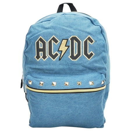 Rock N' Roll AC/DC Backpack 16" Denim