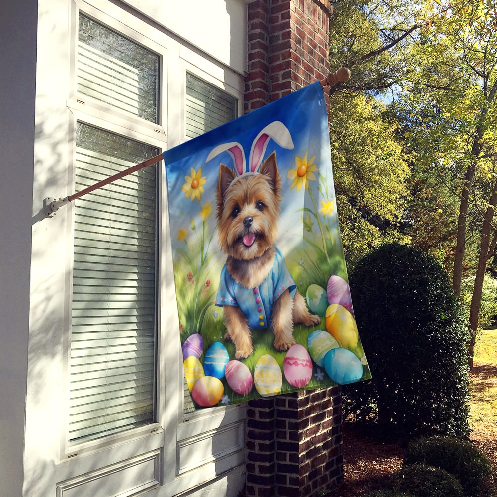 Cairn Terrier Easter Egg Hunt House Flag 28 in x 40 in