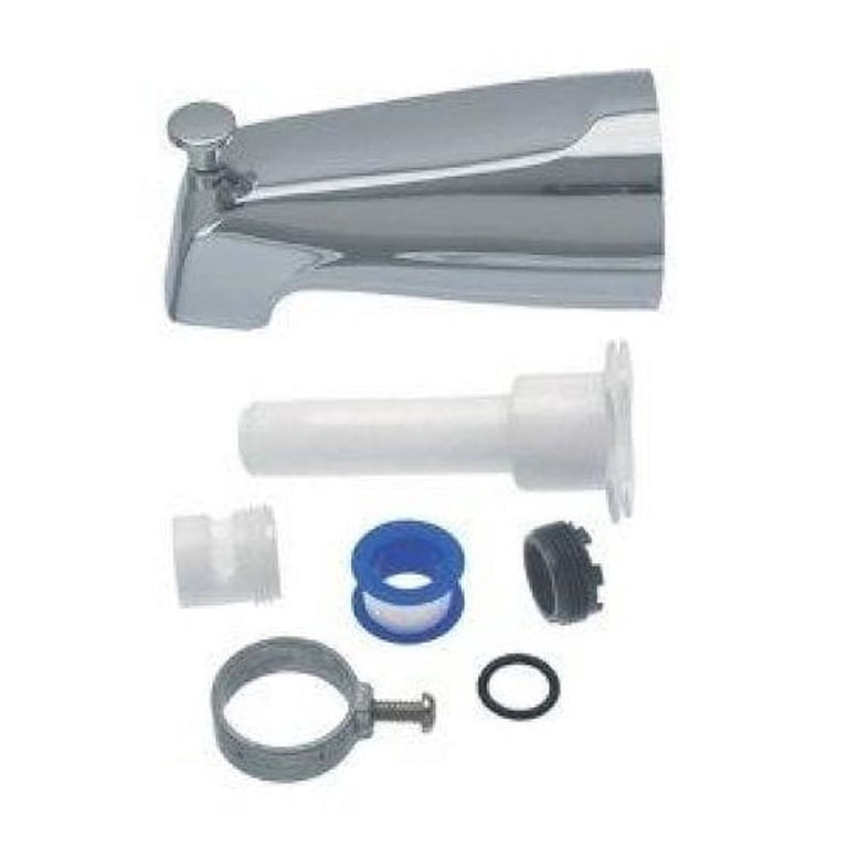 Danco Decorative Tub Spout Ring – Chrome Finish, Universal Fit, Durable Plastic, 2-1/2 Inch Inner Diameter