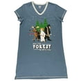 thumbnail image 3 of LazyOne Women's Nightgown, Funny V-Neck Sleep Shirt for Women (May the Forest, L/XL), 3 of 6