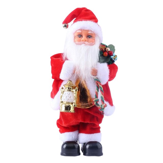 Hearth & Gear Animated Santa With Movement Function Holiday Interactive Figure For Kids And Adults Festive Season Entertainment Multiplication compatible with Machine 9 Songs Uncut Easter Games for