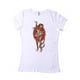 T-shirt Femme Tease Me PussyCat, Blanc Large – image 1 sur 1
