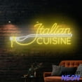 thumbnail image 4 of Handmadetneonsign Italian Cuisine Neon Sign, Italian Pasta Led Sign, Food Wall Art, Spaghetti Restaurant Wall Decor 77260, 4 of 5