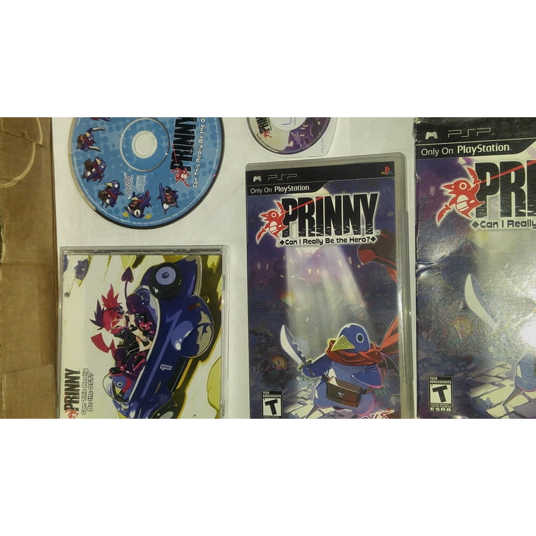 Prinny Can I really be a Hero Sony PSP Print Ad Vintage Art CA 2009