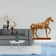 thumbnail image 2 of Escultura de resina de reno, alce, ciervo y caballo, colección de figuras de animales grabadas para mueble de mesa, hogar, oficina, boda, inauguración, 2 of 8