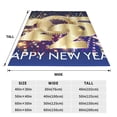 thumbnail image 3 of Pofeuu 2025 New Year 1 Print Ultra-Soft Micro Fleece Blanket,for Bed Or Sofa,All Season Throw Blankets Flannel Blanket-80"x60", 3 of 7