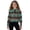 Aztec American Tribal, variant on Ghost Pumpkin Bat Candy Print Girls Zip Up Hoodie Long Sleeve Halloween Cropped Sweatshirt Kids Crop Top Pullover Fall Outfits with Front Pocket, Size 11-12 Years