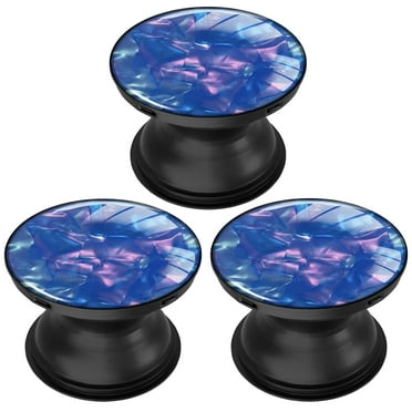 3 Pack Cell Phone Grip Stand with Expandable Kickstand (Not for Popsockets) - Glitter Blue Pink Green